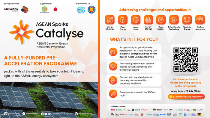 ASEAN Sparks: Catalyse Mengundang Startup Energi dan Iklim yang Siap Tumbuh Pesat di Asia Tenggara. Foto: viralsumsel.com
