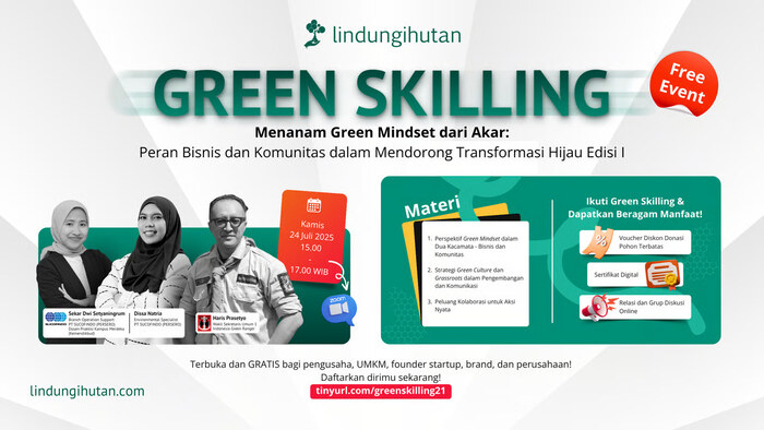 Webinar Green Skilling #21: Strategi Menumbuhkan Green Culture di Perusahaan. Foto: viralsumsel.com