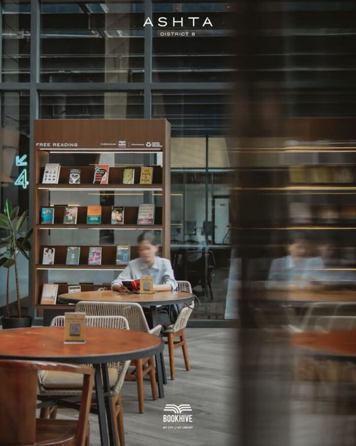ASHTA District 8 Hadirkan “Free Reading Space”. Foto: viralsumsel.com