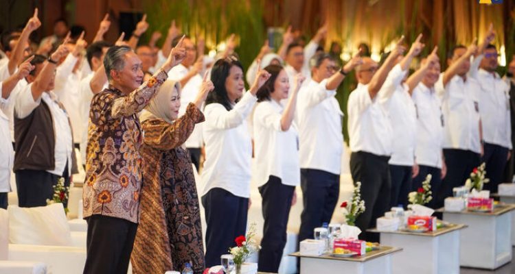 Acara Doa Bersama untuk Negeri yang digelar di auditorium Kementerian PU, Jakarta, pada Kamis (148). Foto: viralsumsel.com