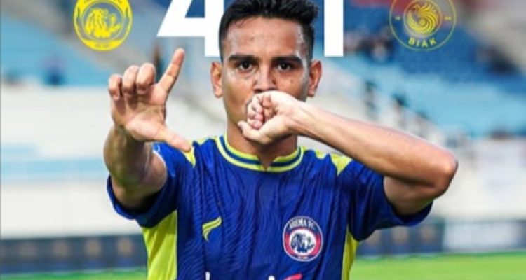 Dalberto Hattrick! Arema FC Pesta Gol di HUT Klub, PSBS Biak Tumbang 4-1