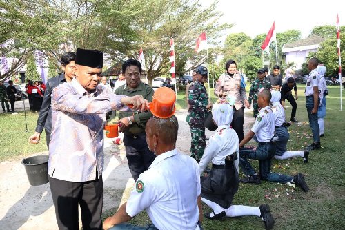 Pemkot Prabumulih Beri Semangat Paskibraka Jelang Upacara 17 Agustus
