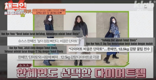 Camilan Sehat Selebriti Korea. Foto : viralsumsel.com