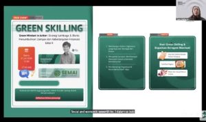 Webinar Green Skilling #22 Sukses Dorong Kolaborasi Pendidikan dan Lingkungan. Foto : viralsumsel.com