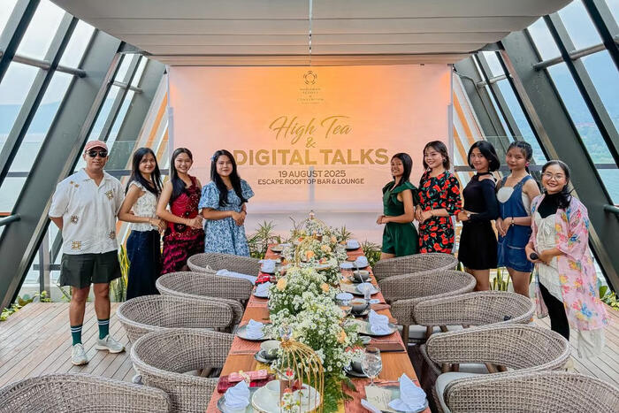 High Tea & Digital Talks di Marianna Resort & Convention Tuktuk Samosir. Foto: viralsumsel.com