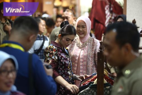 Produk UMKM Sumsel Ludes Diborong Selvi Gibran di Kriya Sriwijaya