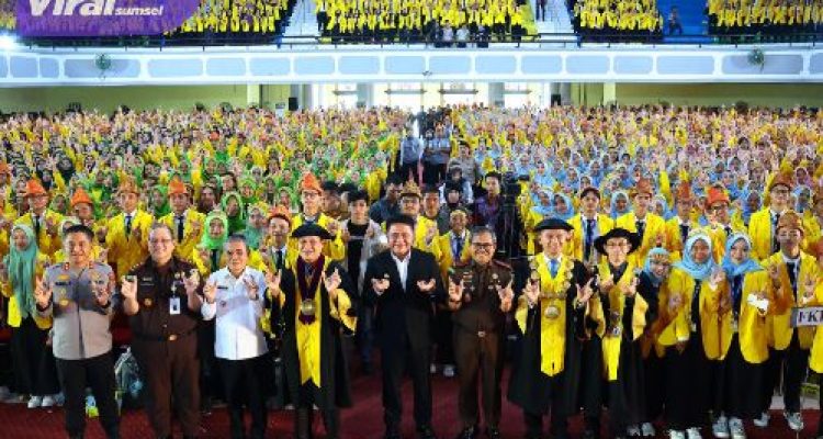 Gubernur Herman Deru Ajak Mahasiswa Baru Unsri Kuasai Teknologi Sambut Bonus Demografi 2045