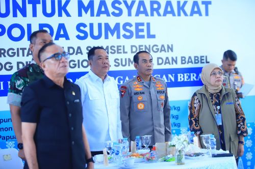 Wagub Cik Ujang Puji Sinergi Polda Sumsel dan Bulog Wujudkan Pangan Murah untuk Warga