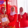 Ketua TP PKK Sumsel Feby Deru Kompak Bersama Persit KCK Meriahkan Lomba HUT ke-80 RI di Jasdam II/Sriwijaya