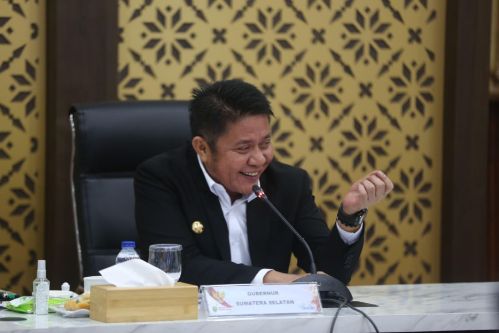 Gercep, Gubernur Herman Deru Pimpin Rapat Tanggapi Kerusakan Flyover PT. Servo Lintas Raya Kabupaten Pali