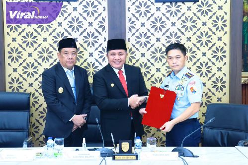 Titik Terang Aset Pemprov dan TNI AU: Herman Deru Pastikan Pembangunan Sumsel Melesat”