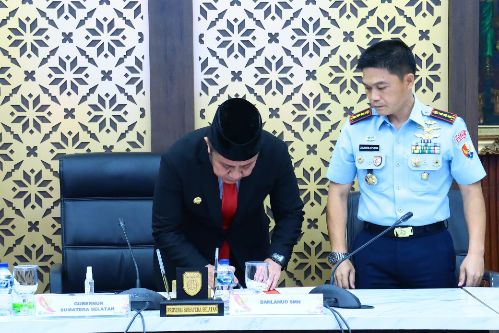 Titik Terang Aset Pemprov dan TNI AU: Herman Deru Pastikan Pembangunan Sumsel Melesat”