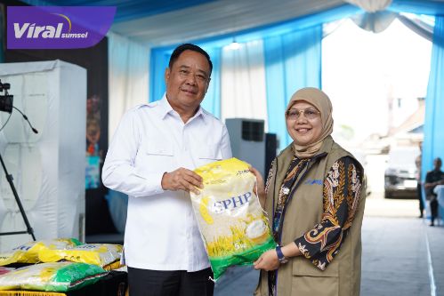 Wagub Cik Ujang Puji Sinergi Polda Sumsel dan Bulog Wujudkan Pangan Murah untuk Warga