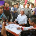HUT ke-80 RI, Gubernur Herman Deru Meriahkan Lomba Gaple Bersama Driver Ojol di Palembang