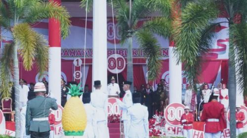 Peringatan HUT ke-80 RI di Prabumulih Berlangsung Khidmat, Wali Kota Arlan Bacakan Teks Proklamasi