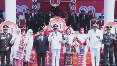 Peringatan HUT ke-80 RI di Prabumulih Berlangsung Khidmat, Wali Kota Arlan Bacakan Teks Proklamasi