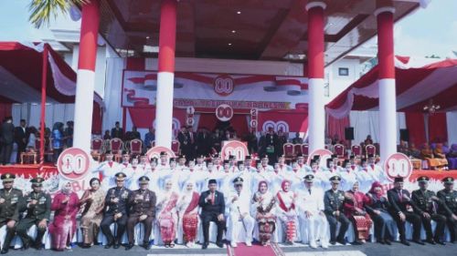 Peringatan HUT ke-80 RI di Prabumulih Berlangsung Khidmat, Wali Kota Arlan Bacakan Teks Proklamasi