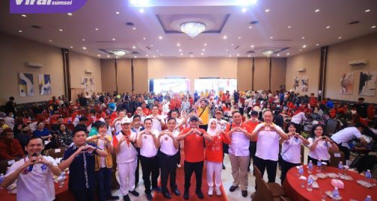 Gubernur Herman Deru Apresiasi Donor Darah Massal Paguyuban Tionghoa: Bukti Sumsel Kompak