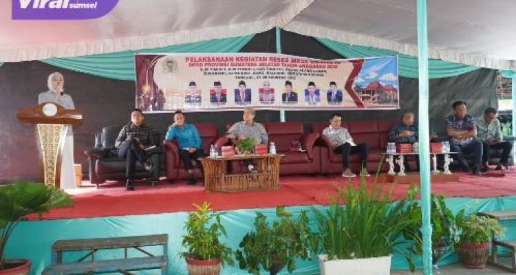 Reses DPRD Dapil Sumsel II: Infrastruktur, Pendidikan, dan Lingkungan Jadi Sorotan