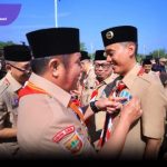 Disematkan Gubernur Sumsel, H. Muchendi Raih Lencana Panca Warsa III