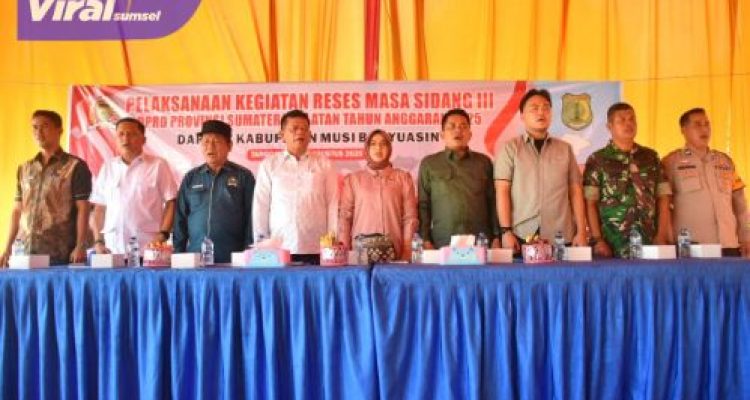 6 Legislator DPRD Sumsel Dapil IX Reses ke Muba, Serap Aspirasi Warga hingga Lingkungan Sekolah