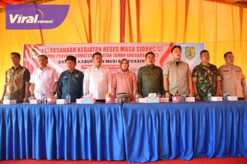 6 Legislator DPRD Sumsel Dapil IX Reses ke Muba, Serap Aspirasi Warga hingga Lingkungan Sekolah