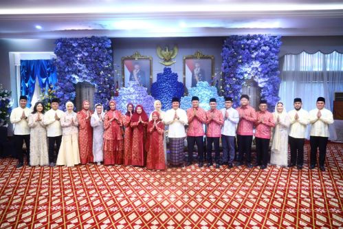 Gubernur Herman Deru Gelar Open House Hari Kedua Lebaran Bersama Masyarakat dan Kepala Daerah se-Sumsel