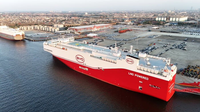 IPCC Layani MV. BYD Zhengzhou Berkapasitas 7.000 Unit Ramah Lingkungan. Foto: viralsumsel.com