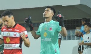 Miswar Saputra, Benteng Kokoh Madura United yang Gagalkan Ambisi Persita