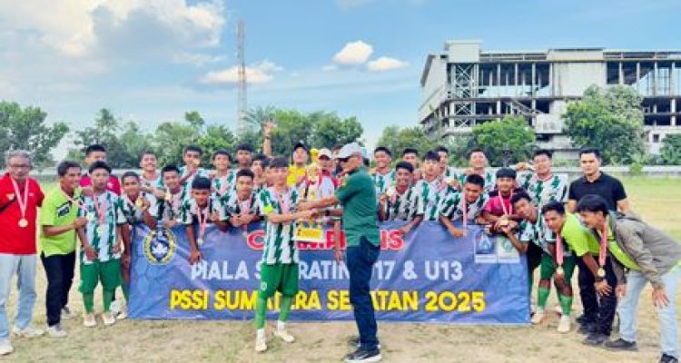 PS Tria Juara Piala Soeratin U-17 Sumsel 2025 Usai Kalahkan Persimuba 1-0 di Final