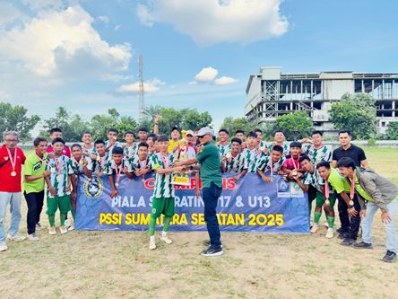 PS Tria Juara Piala Soeratin U-17 Sumsel 2025 Usai Kalahkan Persimuba 1-0 di Final