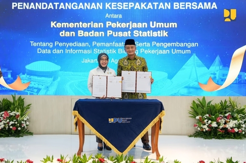 Kementrian PU–BPS Kolaborasi Turunkan ICOR, Percepat Infrastruktur Berkelanjutan. Foto : viralsumsel.com Kementrian PU–BPS Kolaborasi Turunkan ICOR, Percepat Infrastruktur Berkelanjutan. Foto : viralsumsel.com