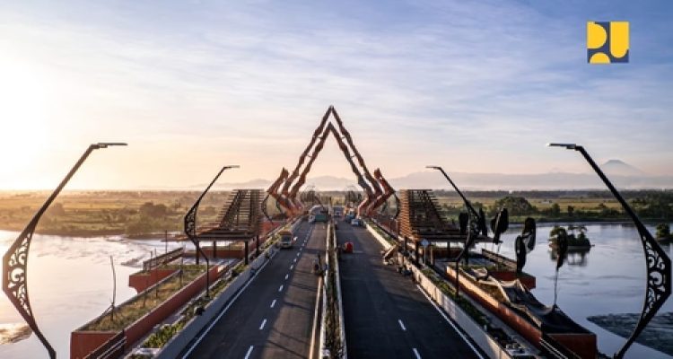 Kementrian PU: Adopsi Teknologi Peredam Gempa, Jembatan Pandansimo segera beroperasi. Foto : viralsumsel.com