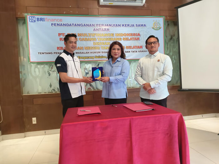 BRI Finance Jalin Kerja Sama dengan Kejari Tangsel Perkuat Kepatuhan. Foto : viralsumsel.com