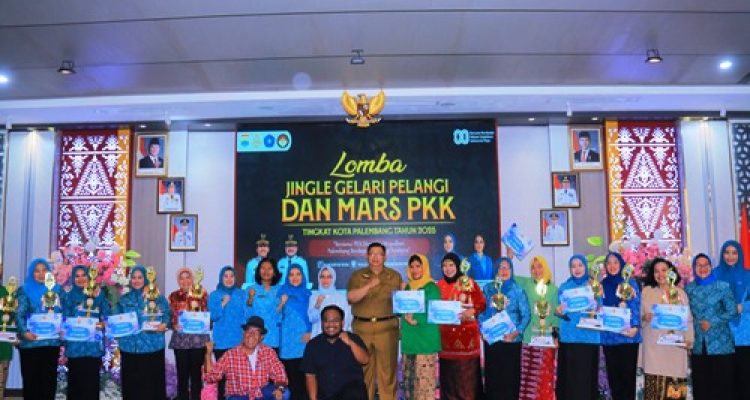 Satukan Semangat Adu Kreativitas, Asisten I Buka Lomba Jingle dan Mars TP PKK Tingkat Kota Palembang