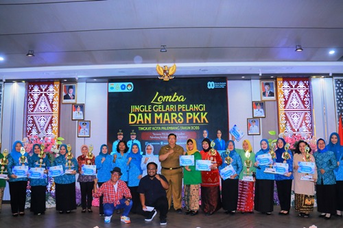 Satukan Semangat Adu Kreativitas, Asisten I Buka Lomba Jingle dan Mars TP PKK Tingkat Kota Palembang