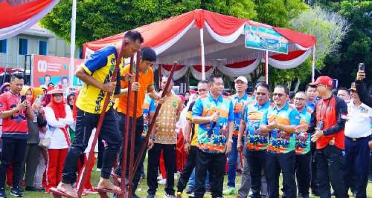 Peringati Hari Kemerdekaan RI Ke 80, Pemkab Muba Gelar Lomba Olahraga Tradisional