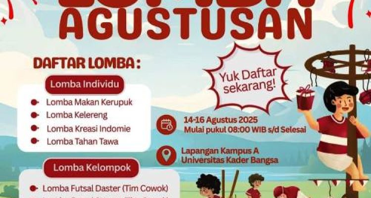 Universitas Kader Bangsa Palembang Gelar Semarak Lomba Agustusan, Kobarkan “Revolusi UKB 2025”