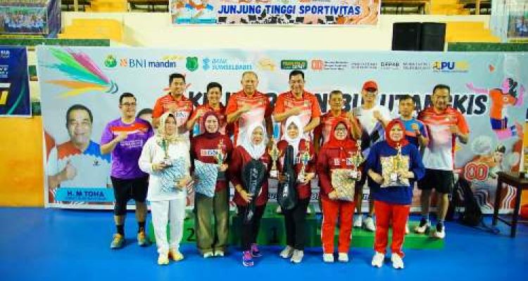 Turnamen Bulu Tangkis Antar Instansi Muba Sukses Perkuat Sinergi dan Sportivitas