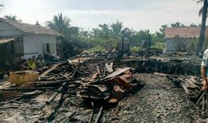 Kebakaran Hanguskan Delapan Rumah di Sungai Lilin