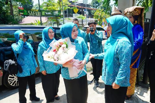 Staf Ahli TP PKK Sumsel Lidyawati Cik Ujang Dorong Revitalisasi Dasawisma melalui GSMP di Kabupaten Muara Enim