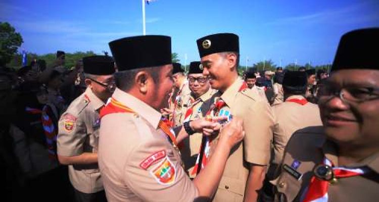 HUT Gerakan Pramuka ke-64, Gubernur Herman Deru: Pramuka Harus Jadi Garda Terdepan Perkuat Ketahanan Bangsa