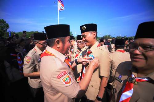 HUT Gerakan Pramuka ke-64, Gubernur Herman Deru: Pramuka Harus Jadi Garda Terdepan Perkuat Ketahanan Bangsa