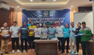 PSSI Sumsel Gelar Workshop Piala Soeratin U-13 dan U-17 2025, Tekankan Disiplin dan Kepatuhan Regulasi