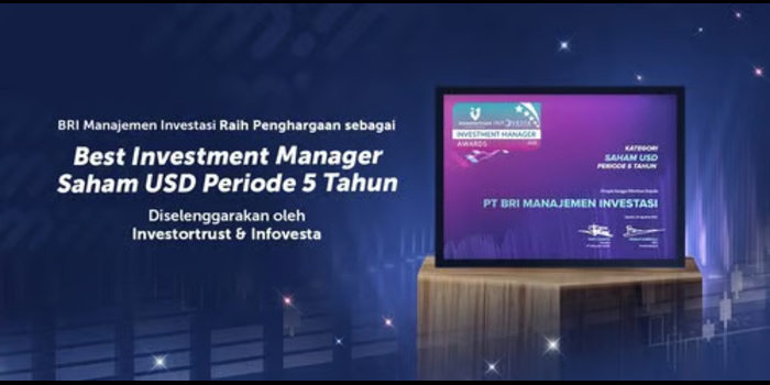 BRI-MI Raih Penghargaan Investment Manager Awards 2025 Kategori Saham USD. Foto : viralsumsel.com