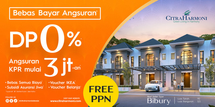 CitraHarmoni Sidoarjo Luncurkan Tipe Bibury, 4 Kamar Hanya 1.3 M! Foto: viralsumsel.com