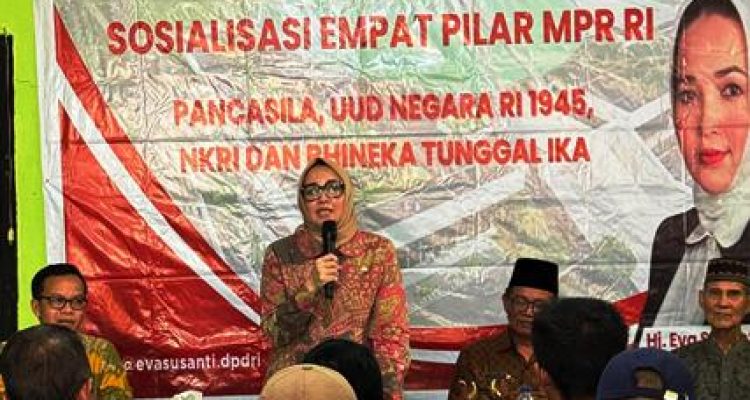 Senator Hj. Eva Susanti Sosialisasikan Empat Pilar MPR RI di Desa Palemraya, Ogan Ilir