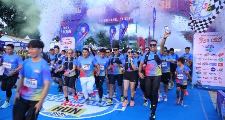 Ribuan Warga Palembang Meriahkan Indomaret Fun Run 2025