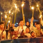 Pawai Takbir Keliling Jadi Tradisi Meriah di Kayuagung