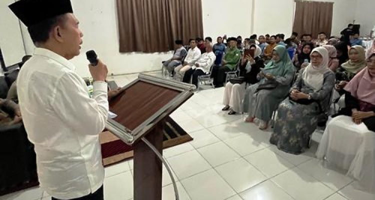 H Ishak Mekki Sosialisasikan Empat Pilar MPR RI di Kayuagung